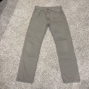 Levi’s 505 32x34 Khaki Jeans